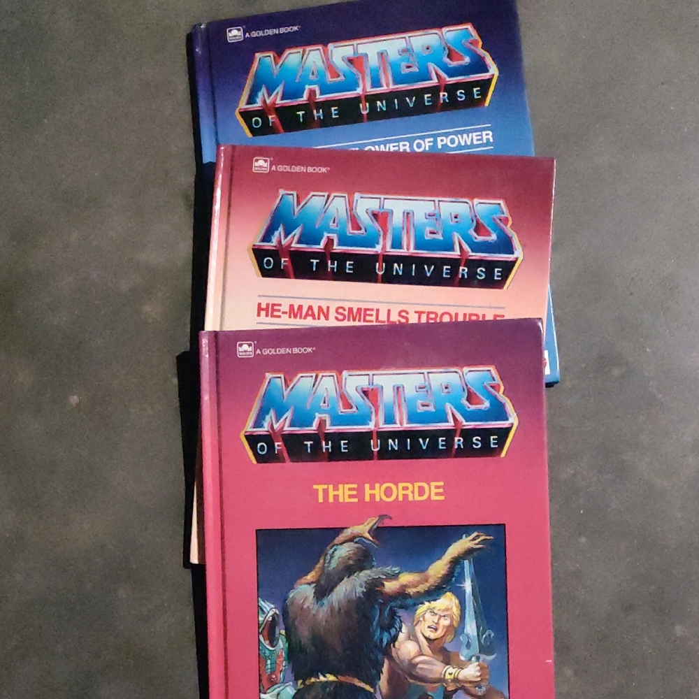 1984 Masters Of The Universe 3books